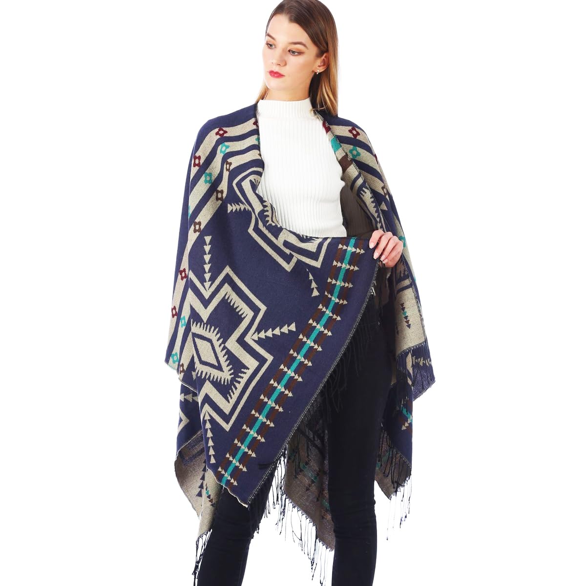 PALAY Women's Shawl Wrap Winter Shawl Indoor Outdoor Fashion Tassle Jacquard Women Shawl 51 x 59 inches Warm Dacron Shawl for Women Birthday Gift PALAY Women's Shawl Wrap Winter Shawl Indoor Outdoor Fashion Tassle Jacquard Women Shawl 51 x 59 inches Warm Dacron Shawl for Women Birthday Gift